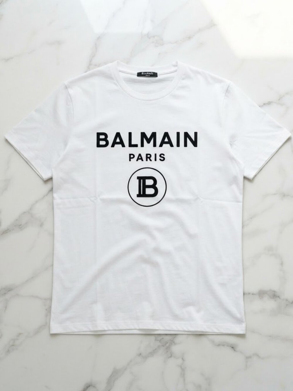Balmain Paris B Logo White T-Shirt S-4XL